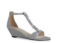 Beatrix Wedge Sandal Silver Metallic view