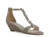 Beatrix Wedge Sandal Champagne view
