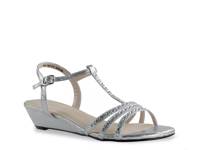 Hailey Wedge Sandal Silver Metallic view