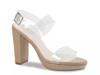 Nova Platform Sandal Clear/Taupe view