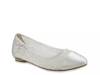 Sweetie Ballet Flat Silver/Cream view