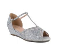 Janelle Wedge Pump Silver Metallic view