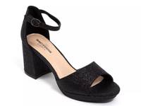 Jazzy Platform Sandal Black view