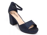 Jazzy Platform Sandal Navy view