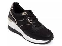 Relax Wedge Sneaker Black view