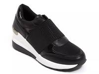 South Beach Wedge Sneaker Black view