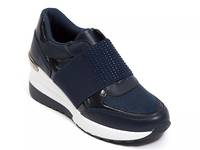 South Beach Wedge Sneaker Navy view