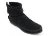 Back Zip Hardsole Bootie Black view