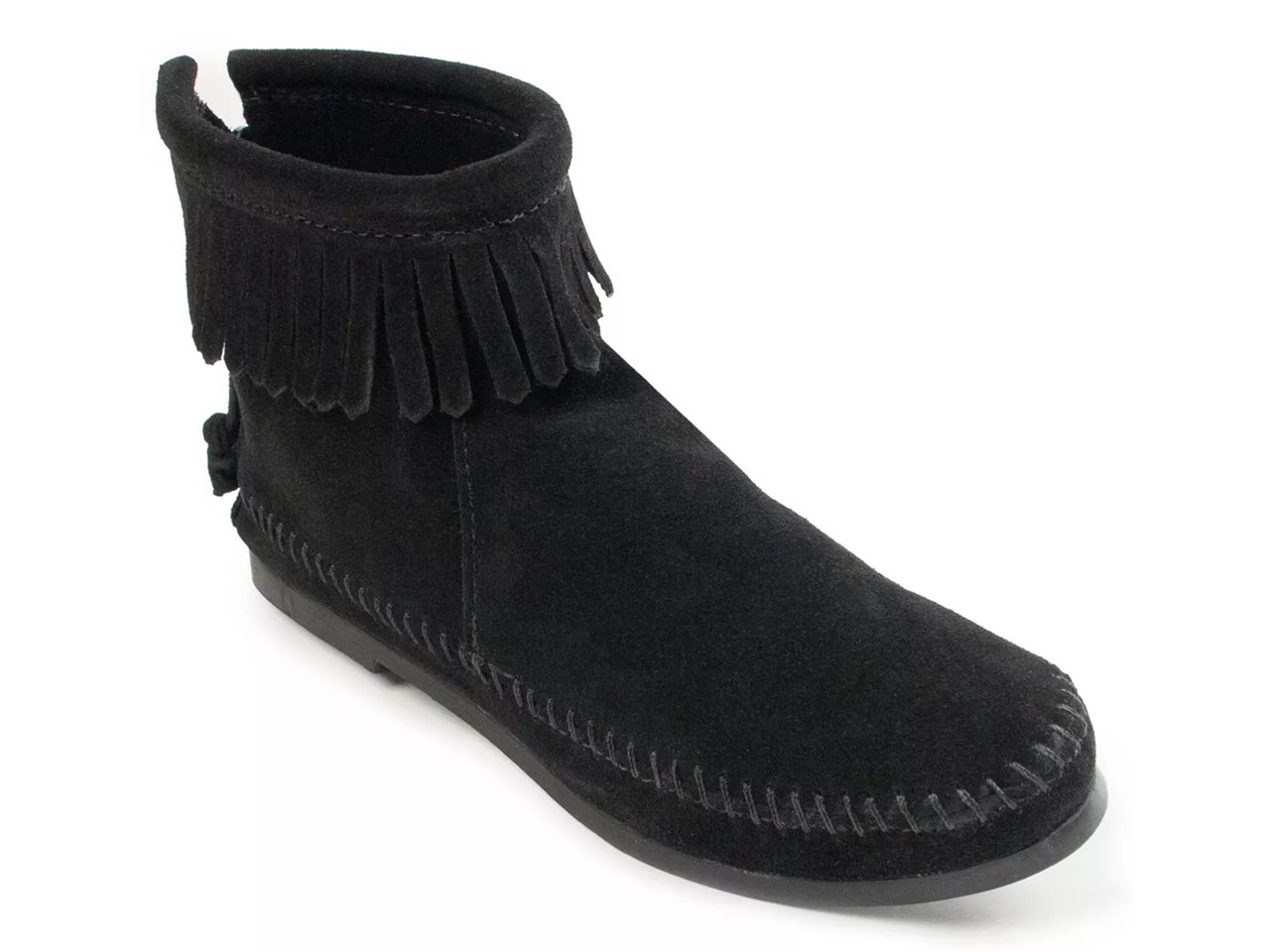 Back Zip Hardsole Bootie