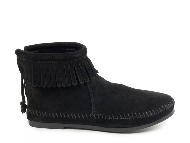 Back Zip Hardsole Bootie