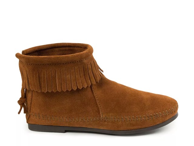 Back Zip Hardsole Bootie