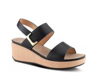 Spelta Wedge Sandal Black view