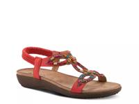 Volcanic Wedge Sandal Coral view