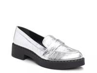 Echika Loafer Silver Metallic view