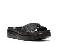 Farrah Wedge Sandal Black view