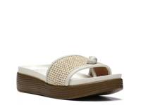 Farrah Wedge Sandal Off White view