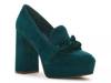 Gathie Platform Pump Dark Green view