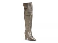 Minnada Over-the-Knee Boot Gunmetal view