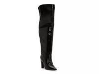Minnada Wide Calf Over-the-Knee Boot Black Patent view