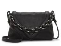 Lyona Leather Crossbody Bag Black view