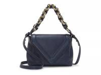 Lyona Leather Crossbody Bag Navy view