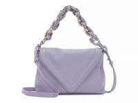 Lyona Leather Crossbody Bag Lilac view