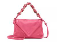 Lyona Leather Crossbody Bag Pink view