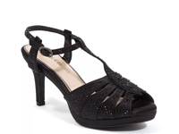 Midnight Platform Sandal Black view