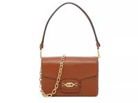 Sydnee Leather Convertible Shoulder Bag Tan view