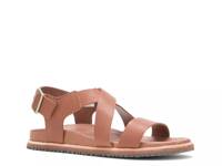Sadie Cross Sandal Dark Brown view