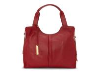 Corla Leather Shoulder Bag Red view