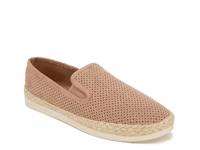 Emilia Espadrille Slip-On Blush Perforated Fabric view