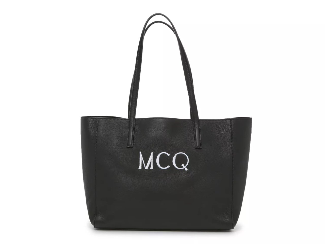 Logo Leather Tote Bag