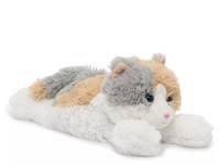 Cat Warming Stuffed Animal White/Grey/Beige view