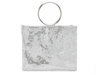 Ring Disco Clutch Silver Metallic view