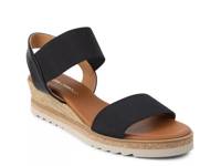 Neveah Espadrille Wedge Sandal Black view