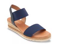 Neveah Espadrille Wedge Sandal Navy view