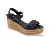 Cecilia Espadrille Wedge Sandal Black view
