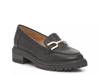Maddie Platform Loafer Black Leather view