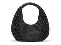Fahna Leather Shoulder Bag Black view