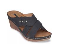 Dorty Wedge Sandal Black view