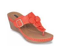 Flora2 Wedge Sandal Orange view
