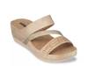 Tera Sandal Gold Metallic view