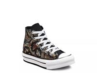 Chuck Taylor All Star EVA Lift Butterfly Shine Sneaker - Kids' Black/Multicolor view
