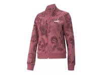 Essentials Frozen Flower Women's Jacket Purple Floral Print view