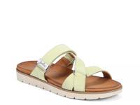 Nelia Sandal Lime Green Suede view