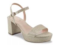 Pennie 2 Sandal Gold Metallic Shimmer Fabric view
