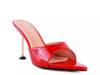 French Cut Sandal Red view