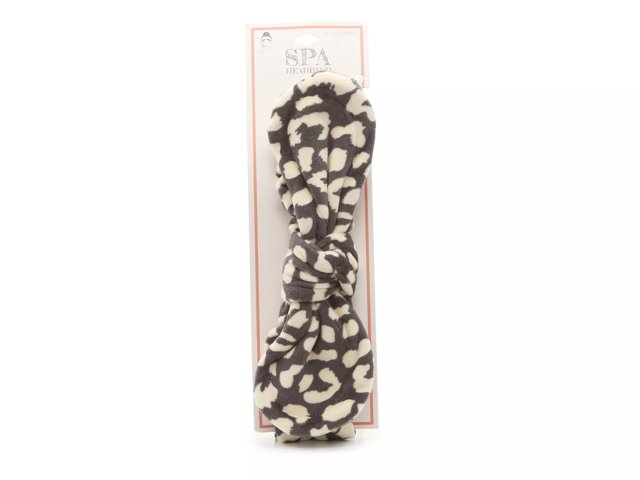 Leopard Bow Spa Headband