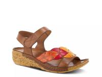 Leaf Sandal Cognac view